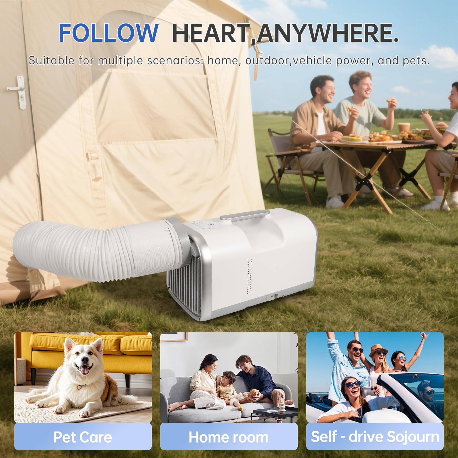 Portable Air Conditioners, Air Conditioner with Drainage